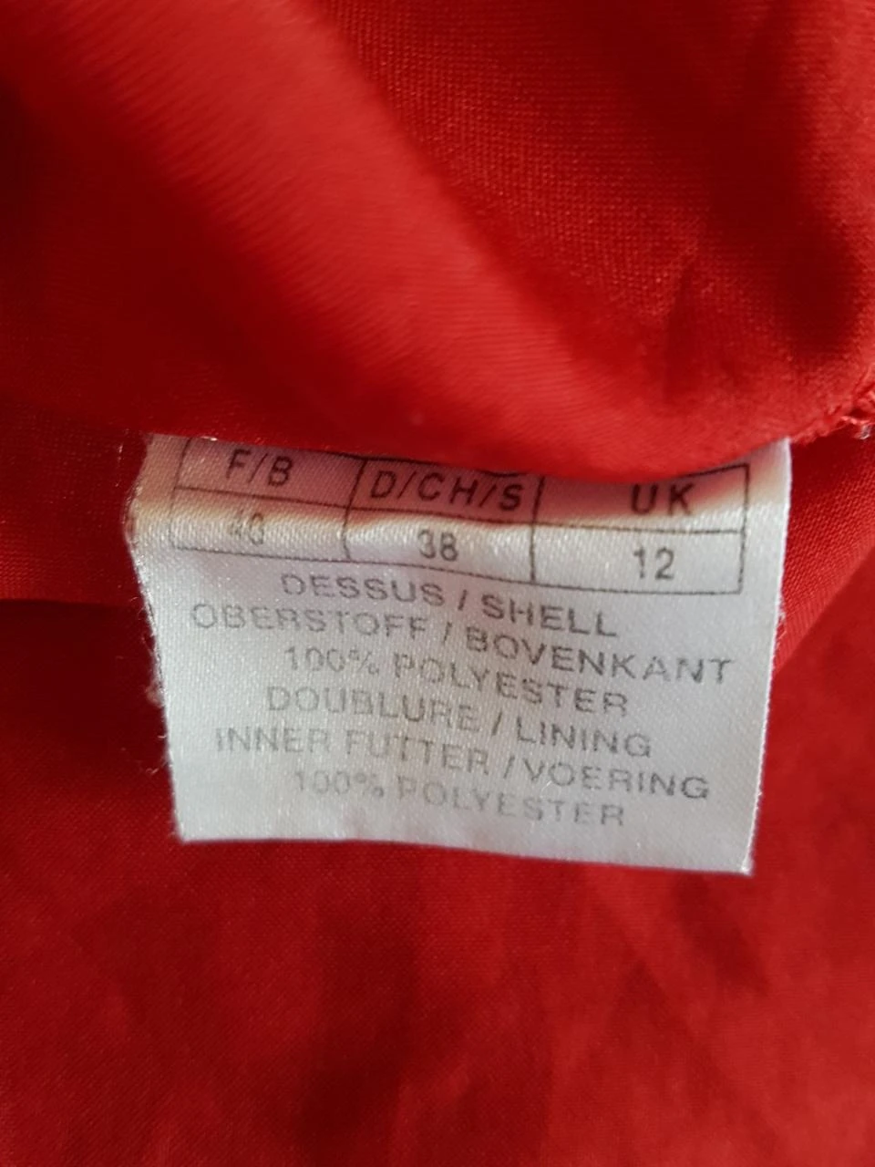 ❤️ Textured red Celaia voile tunic – Size 40 – photo 5